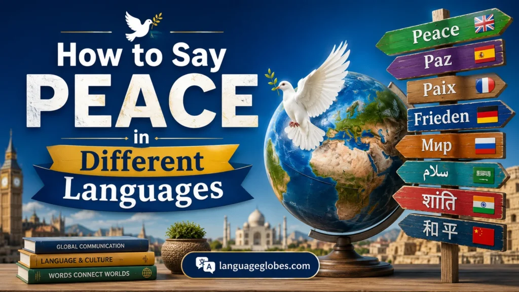 How to Say Peace in Different Languages