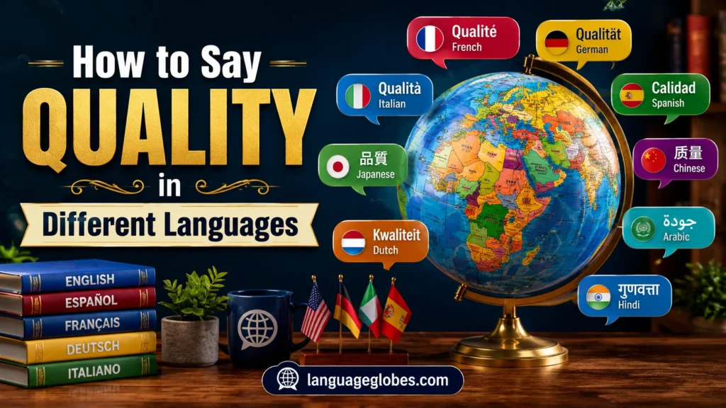 How to Say Quality in Different Languages