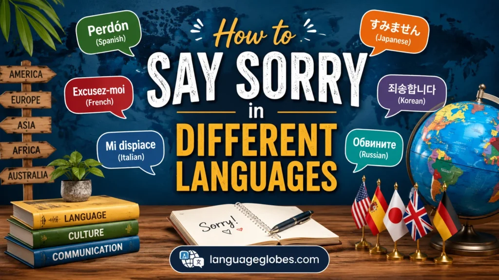 How to Say Sorry in Different Languages