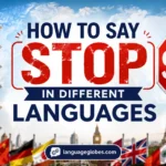 How to Say Stop in Different Languages