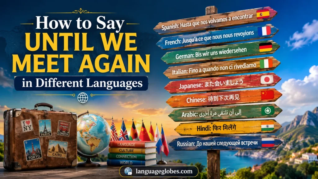 How to Say Until We Meet Again in Different Languages