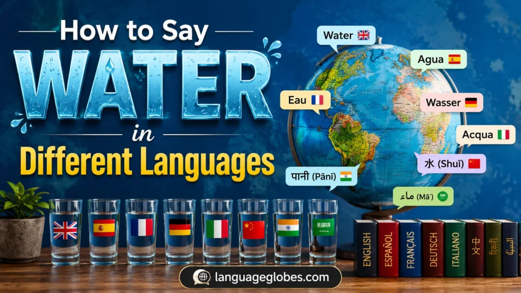 How to Say Water in Different Languages