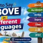 How to Say Above in Different Languages