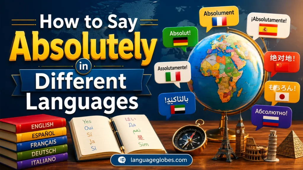 How to Say Absolutely in Different Languages