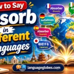 How to Say Absorb in Different Languages