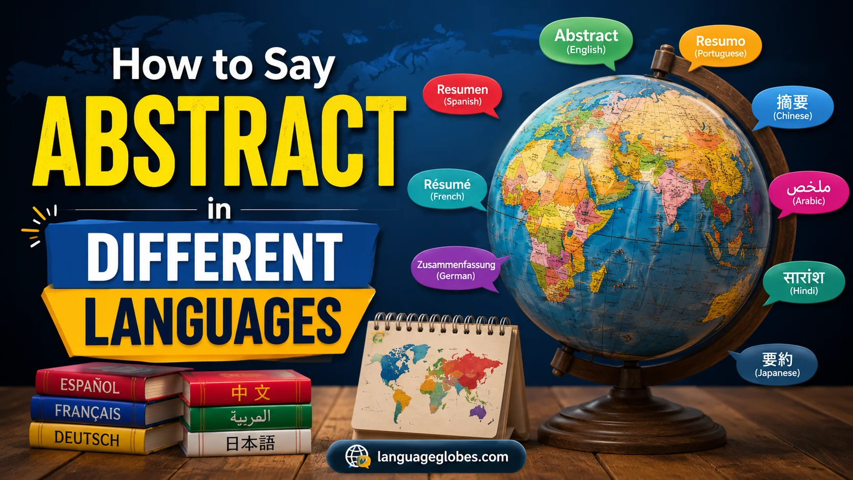 How to Say Abstract in Different Languages
