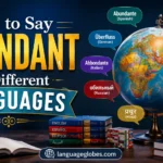 How to Say Abundant in Different Languages