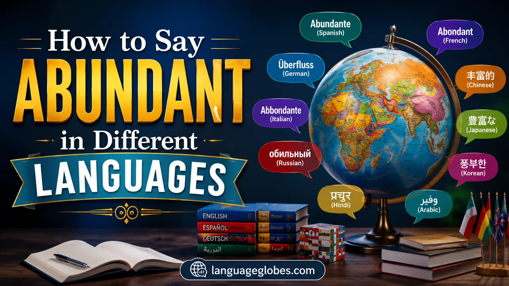 How to Say Abundant in Different Languages