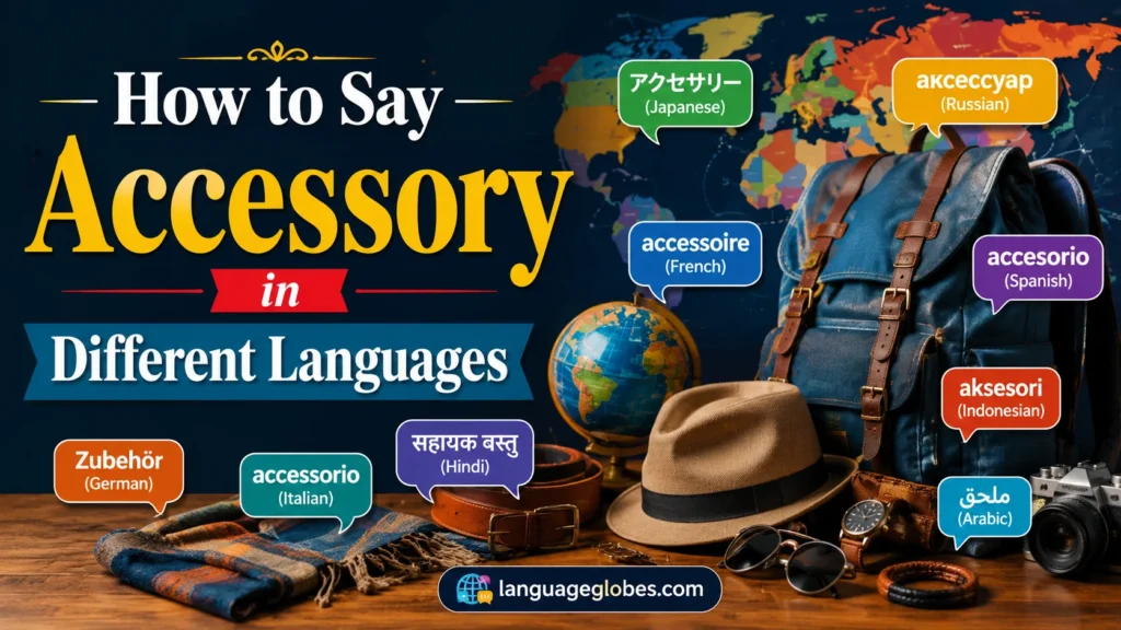 How to Say Accessory in Different Languages