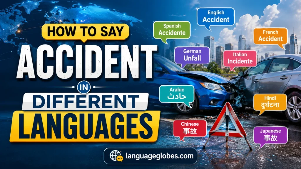 How to Say Accident in Different Languages