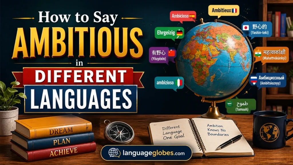 How to Say Ambitious in Different Languages