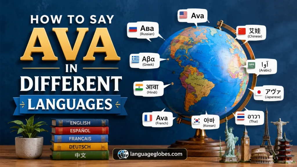 How to Say Ava in Different Languages