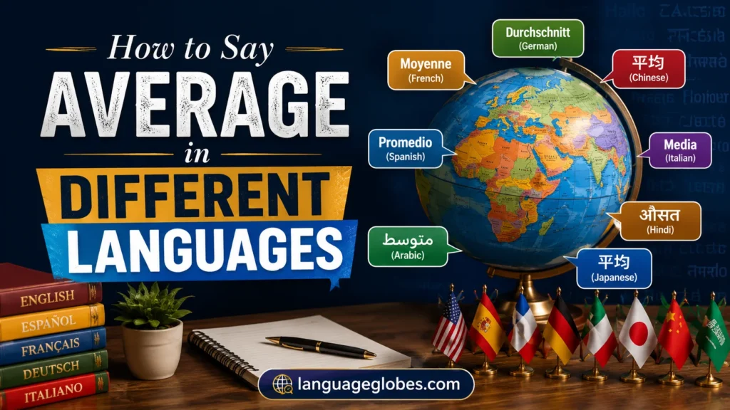How to Say Average in Different Languages