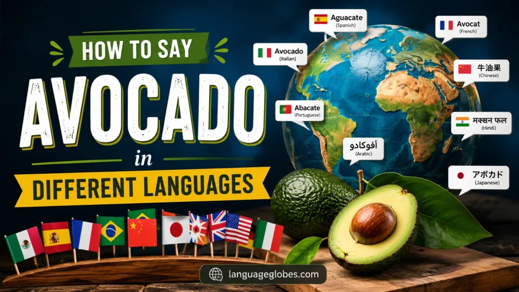 How to Say Avocado in Different Languages
