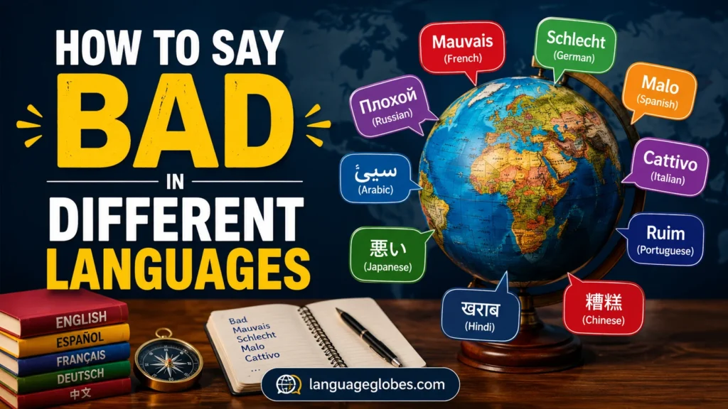 How to Say Bad in Different Languages