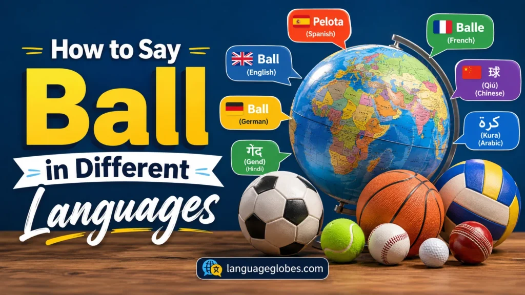 How to Say Ball in Different Languages