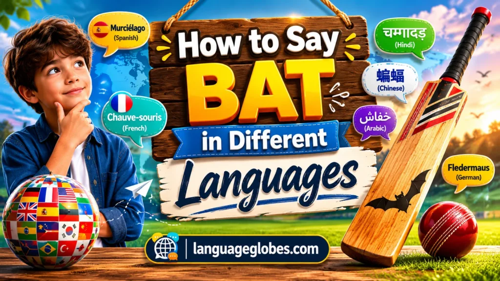 How to Say Bat in Different Languages
