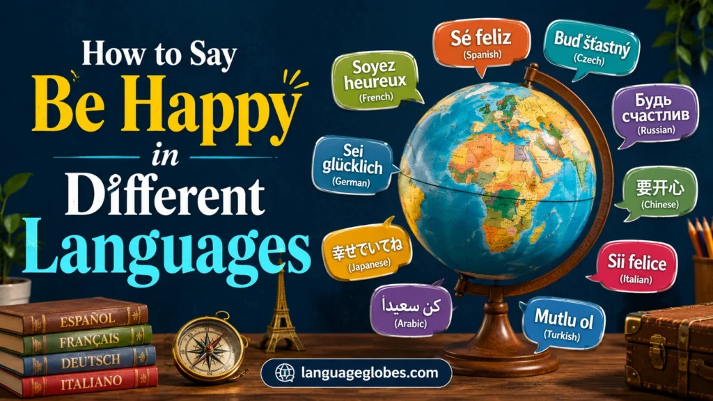 How to Say Be Happy in Different Languages