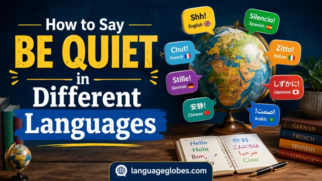 How to Say Be Quiet in Different Languages