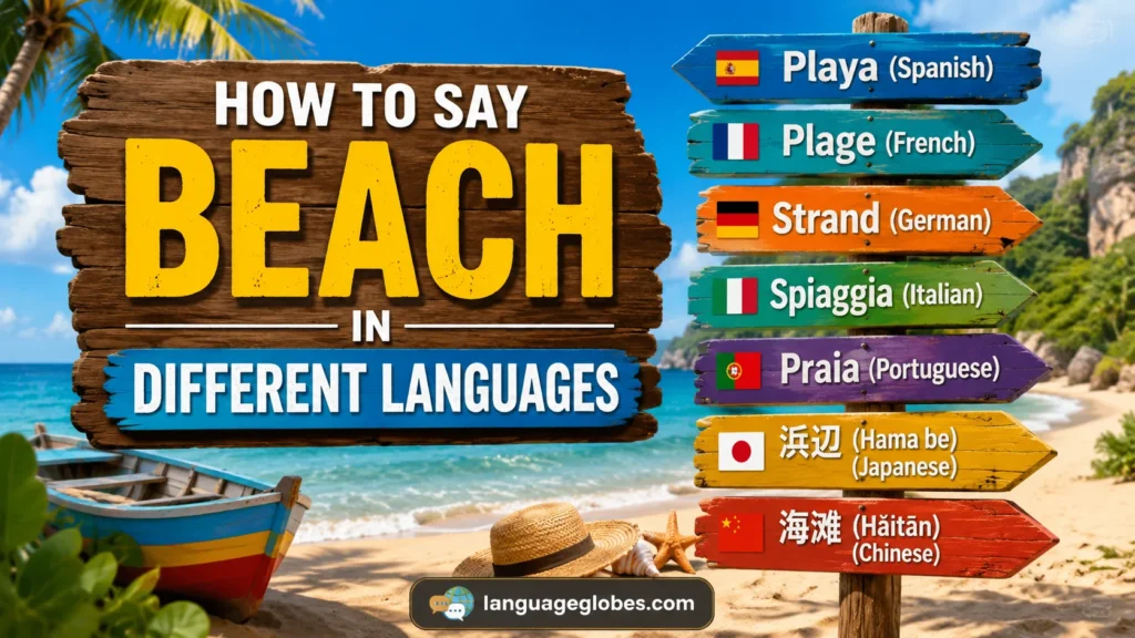 How to Say Beach in Different Languages