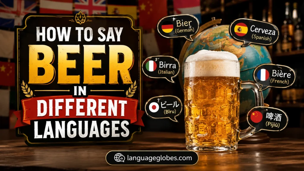 How to Say Beer in Different Languages