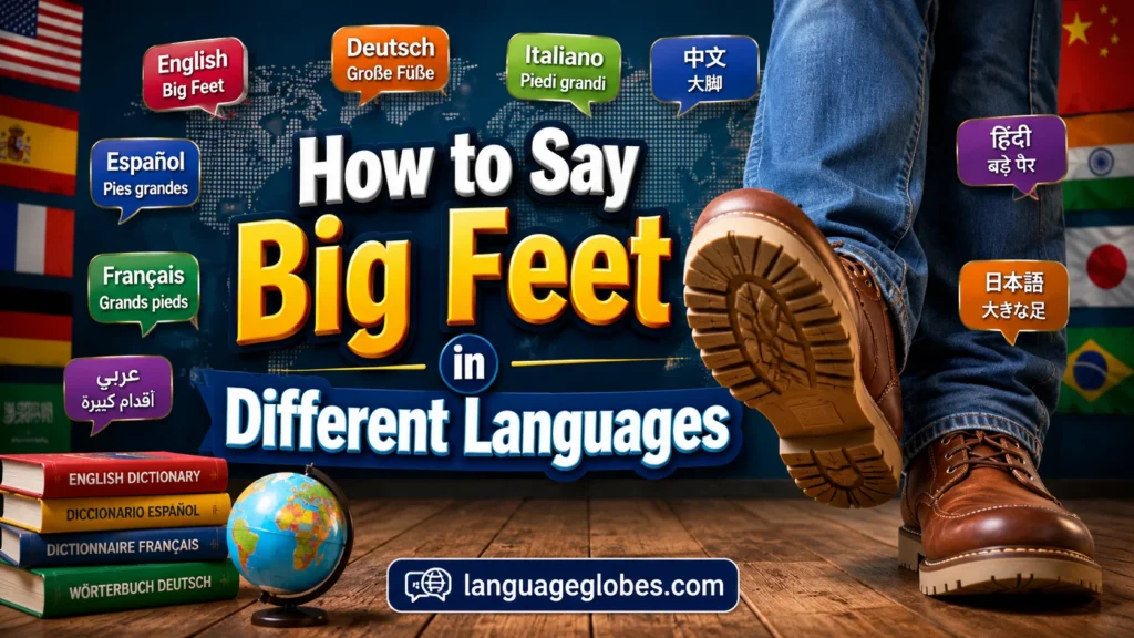 How to Say Big Feet in Different Languages