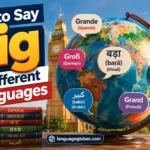 How to Say Big in Different Languages