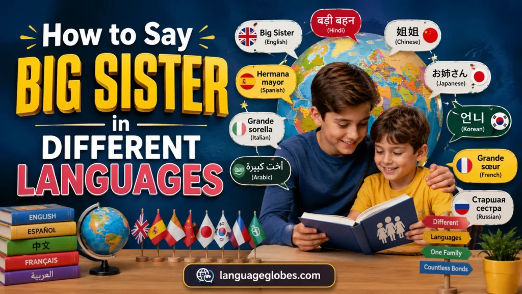 How to Say Big Sister in Different Languages