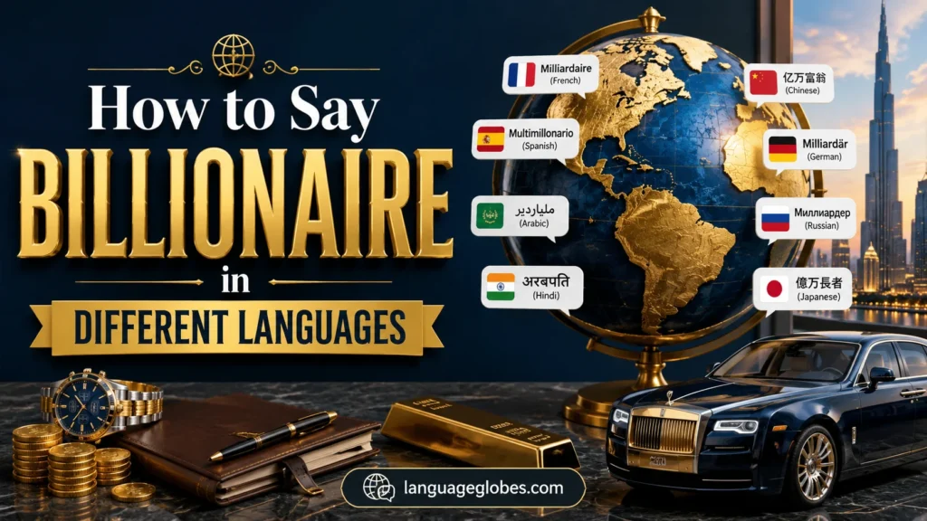 How to Say Billionaire in Different Languages