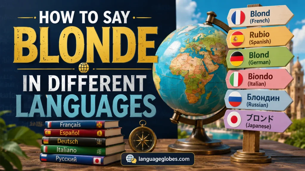 How to Say Blonde in Different Languages