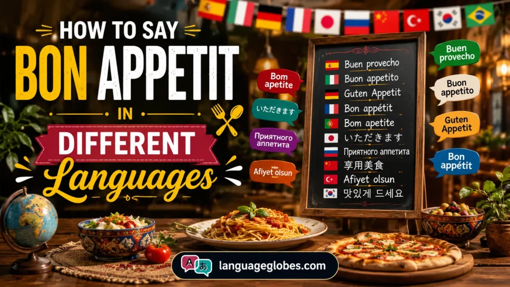 How to Say Bon Appetit in Different Languages
