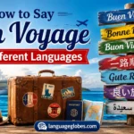 How to Say Bon Voyage in Different Languages