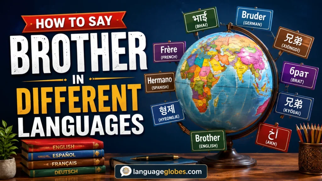 How to Say Brother in Different Languages