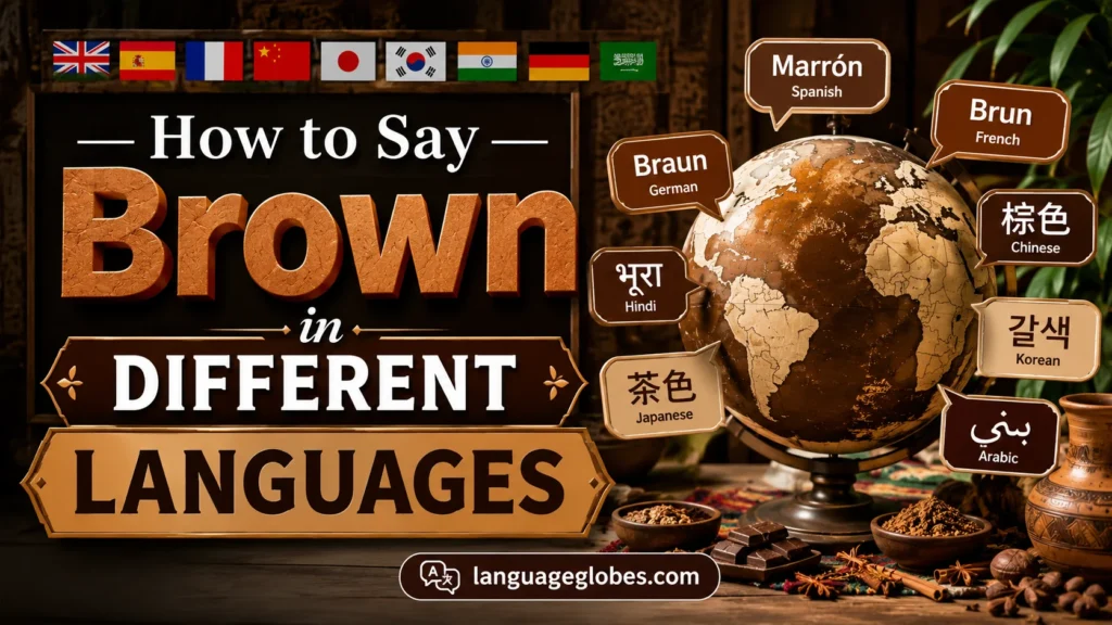 How to Say Brown in Different Languages