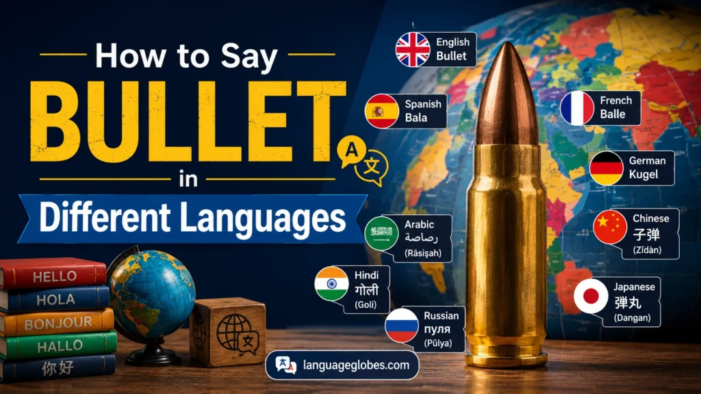 How to Say Bullet in Different Languages