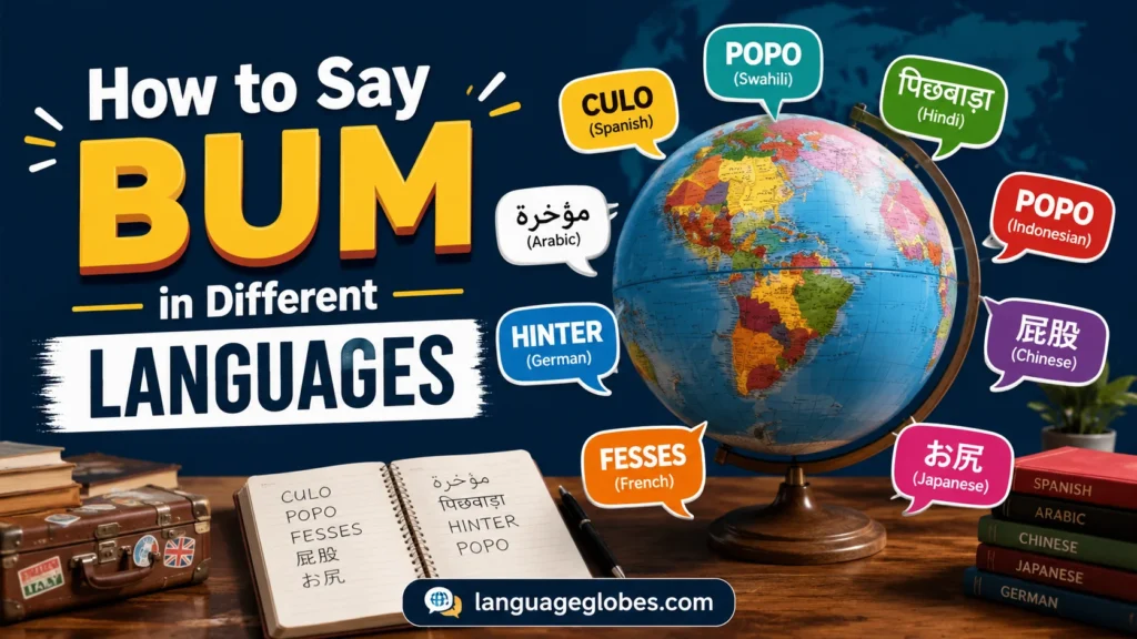 How to Say Bum in Different Languages