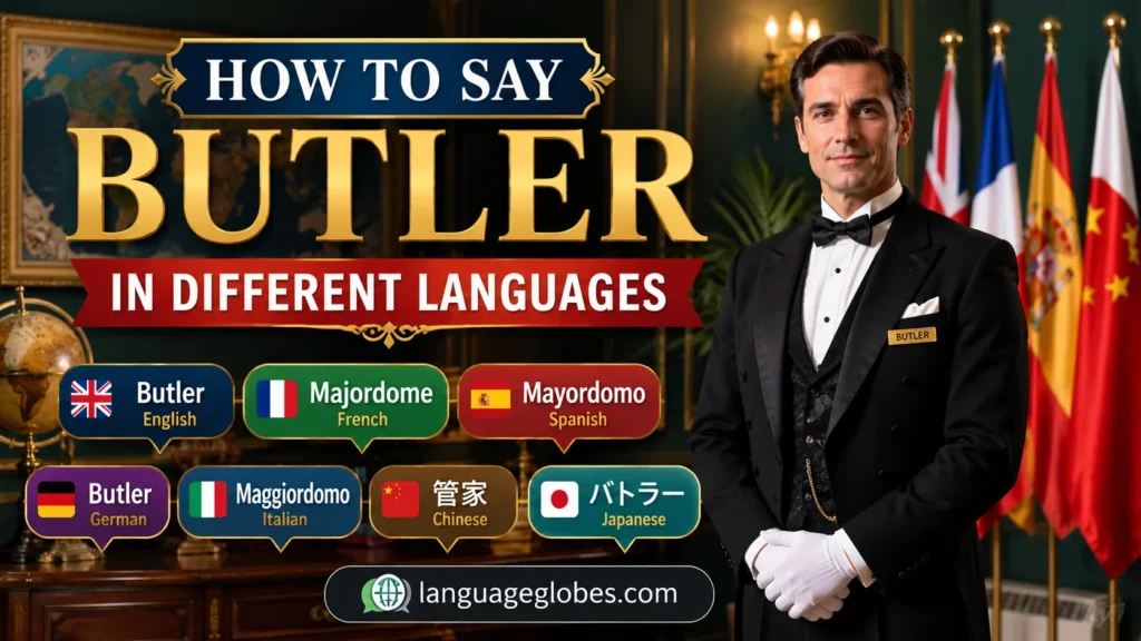 How to Say Butler in Different Languages
