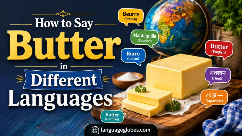 How to Say Butter in Different Languages