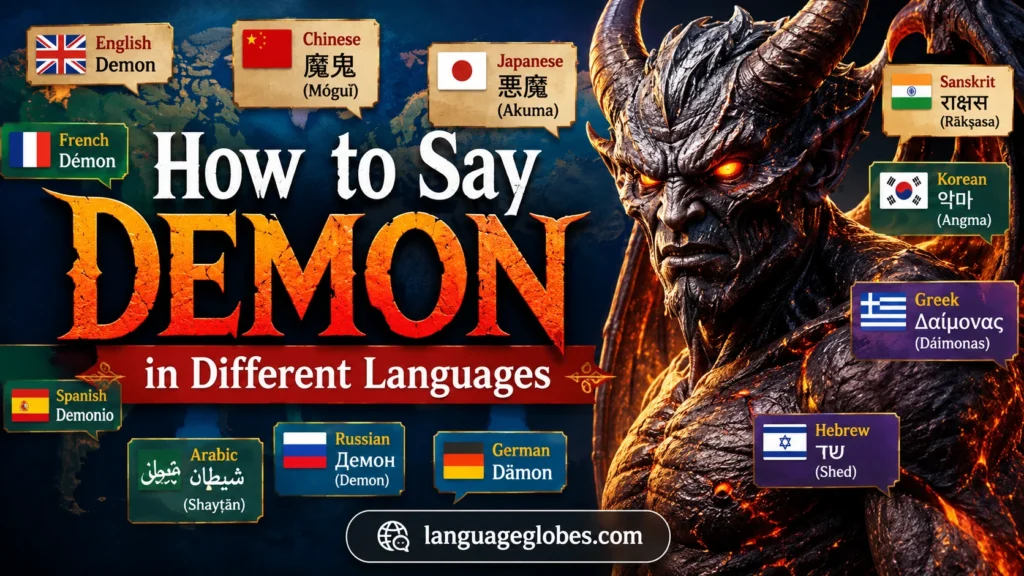 How to Say Demon in Different Languages