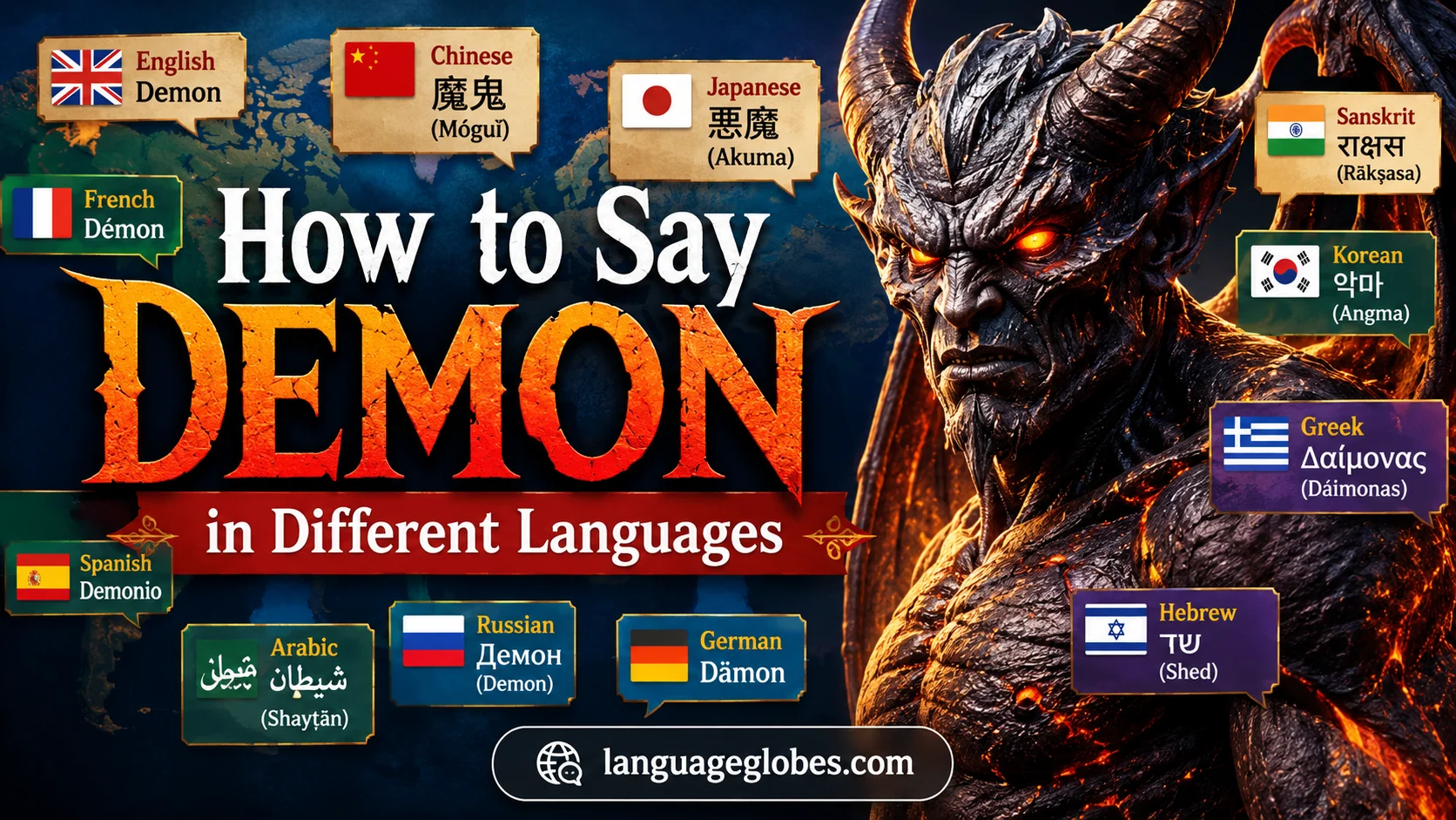 How to Say Demon in Different Languages