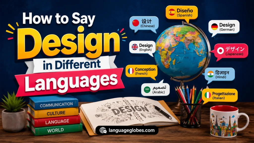 How to Say Design in Different Languages