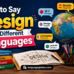 How to Say Design in Different Languages