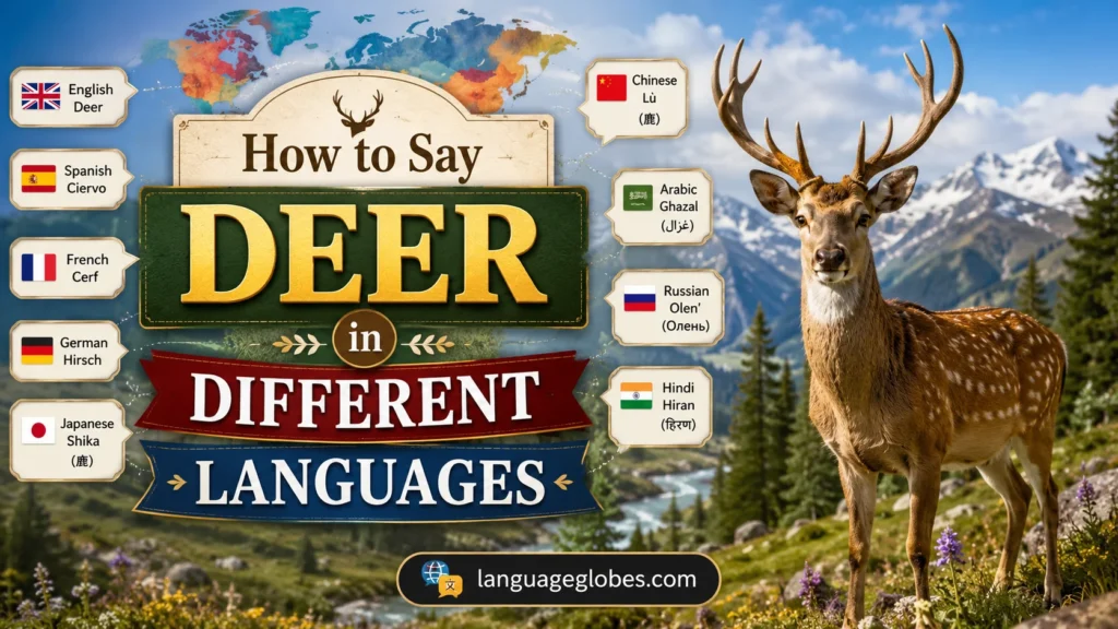 How to Say Deer in Different Languages
