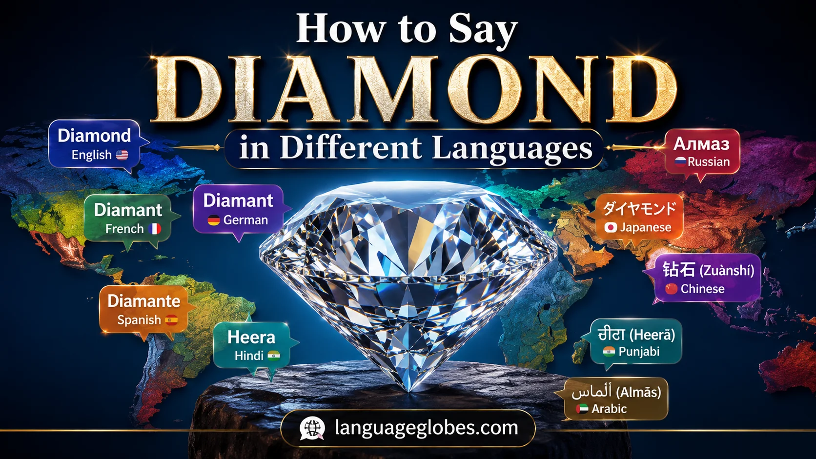 How to Say Diamond in Different Languages