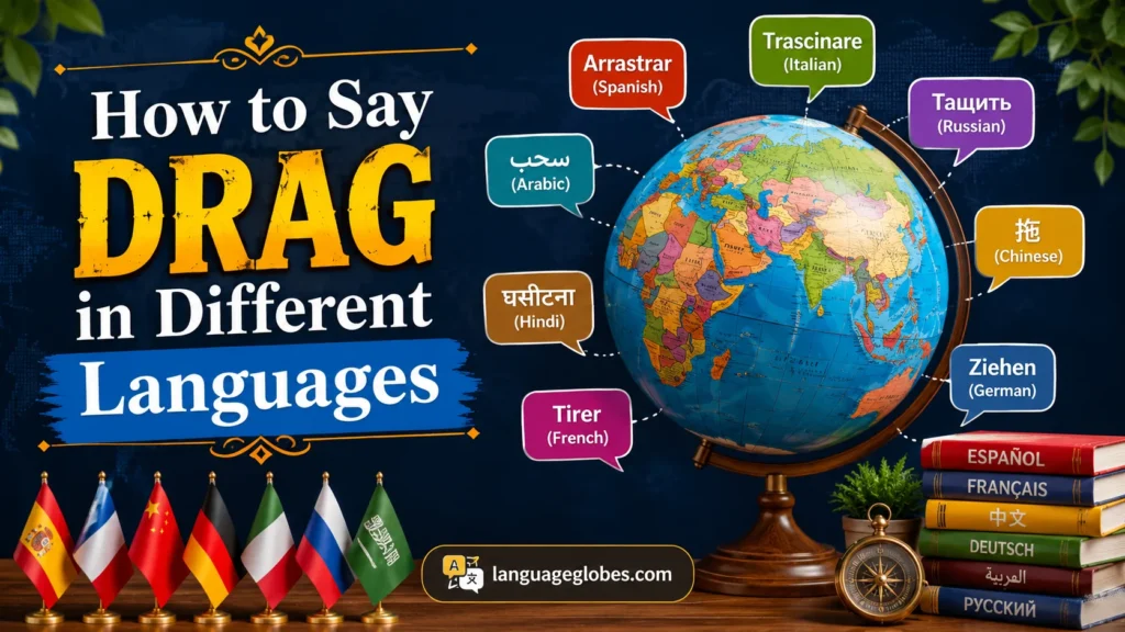 How to Say Drag in Different Languages