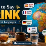 How to Say Drink in Different Languages