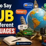 How to Say Dub in Different Languages