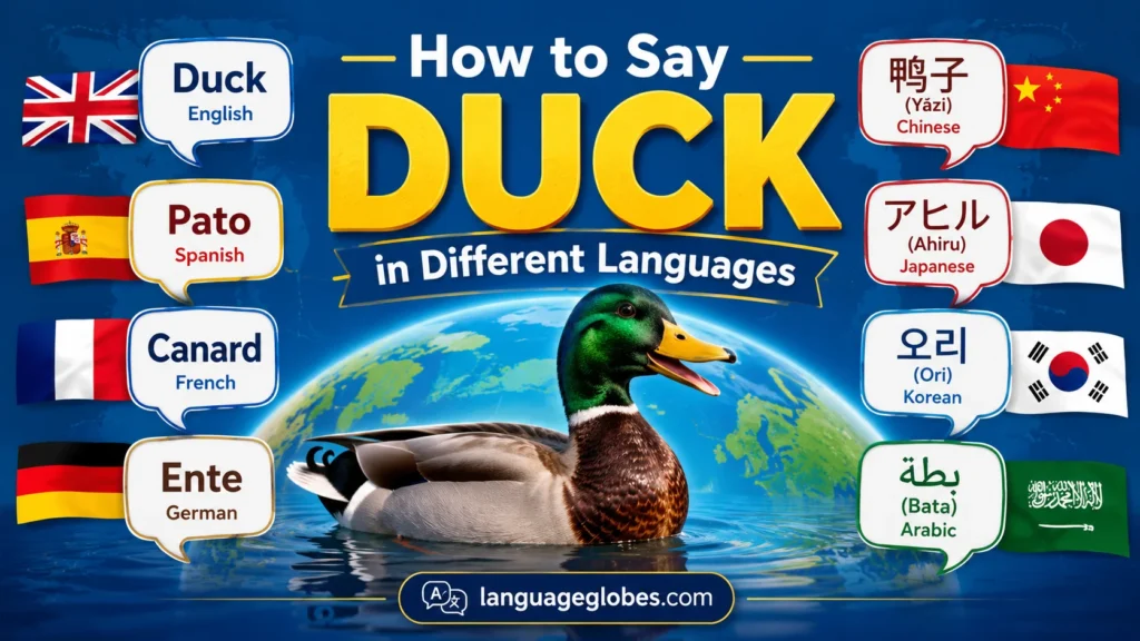 How to Say Duck in Different Languages