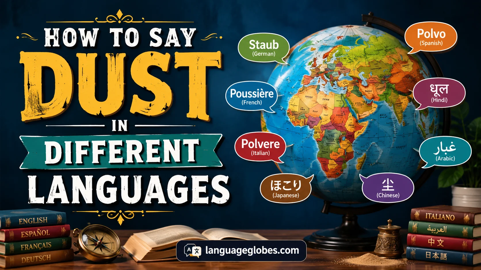How to Say Dust in Different Languages