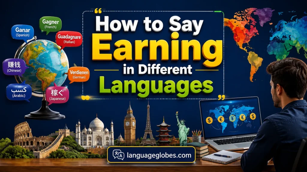 How to Say Earning in Different Languages